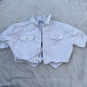 Jett Paris Women's White Jean Jacket